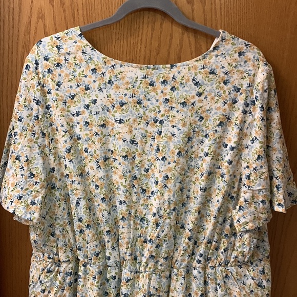 Torrid Maxi Rayon Slub Surplice Wrap Dress Size 3x NWT - Picture 7 of 7